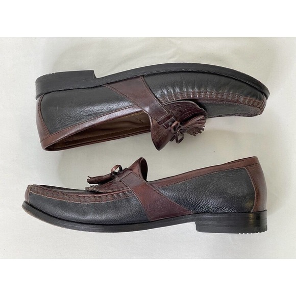 Johnston Murphy Aragon II Mens Kiltie Leather Tassel Red Loafer Sz 10.5 20-0592 - Picture 3 of 10